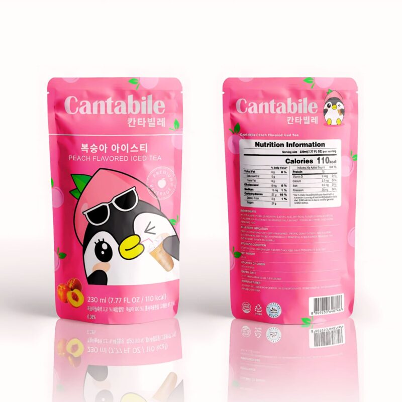 Cantabile Korean Peach Flavored Iced Tea – 230ml