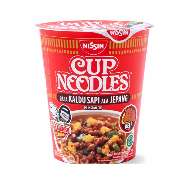 Nissin Cup Noodles Japanese Style Beef, 66g