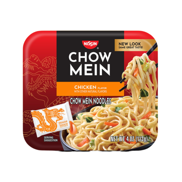 Nissin Chow Mein Chicken Flavor Noodles 113g