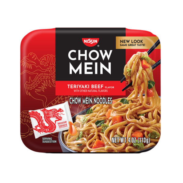 Nissin Chow Mein Teriyaki Beef Flavor Noodles 113g