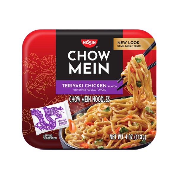 Nissin Chow Mein Teriyaki Chicken Flavor Noodles 113g