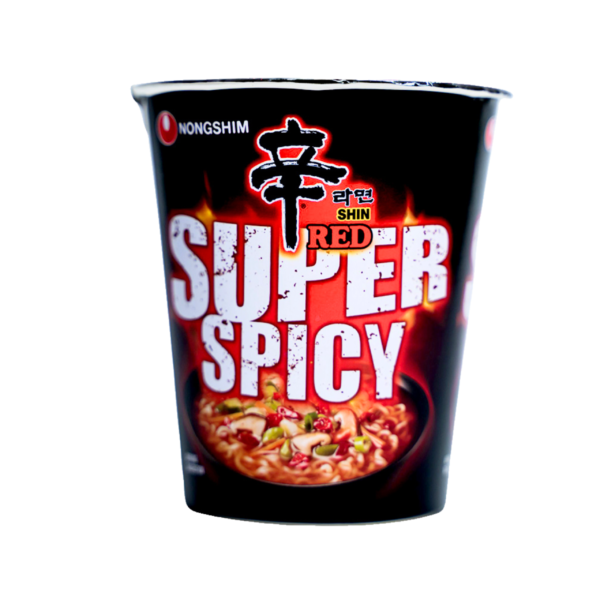 Nongshim Shin Red Super Spicy Small Cup, 68g
