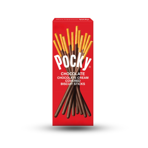 Glico Pocky Chocolate Flavoured Coated Biscuit Sticks 45g