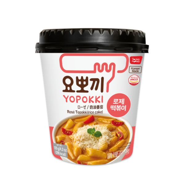 Yopokki Rosé Topokki (Rice Cake) Cup 120 g