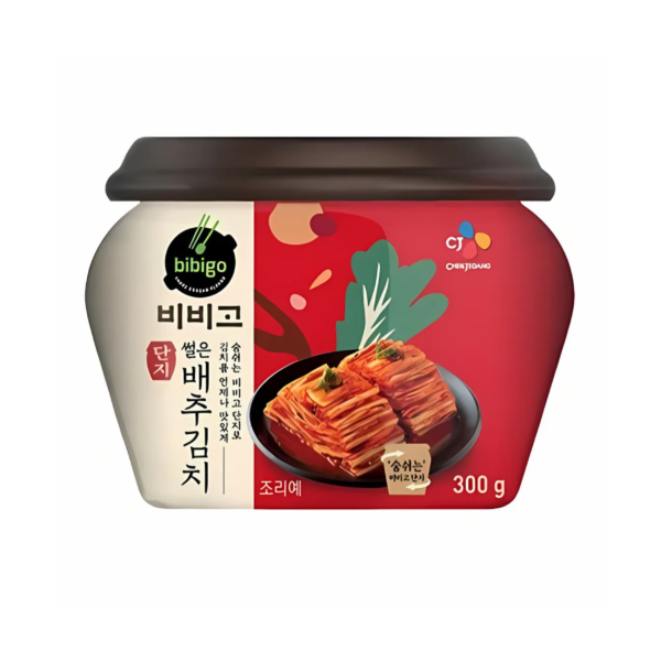 CJ CheilJedang Bibigo Sliced Cabbage Kimchi 300g