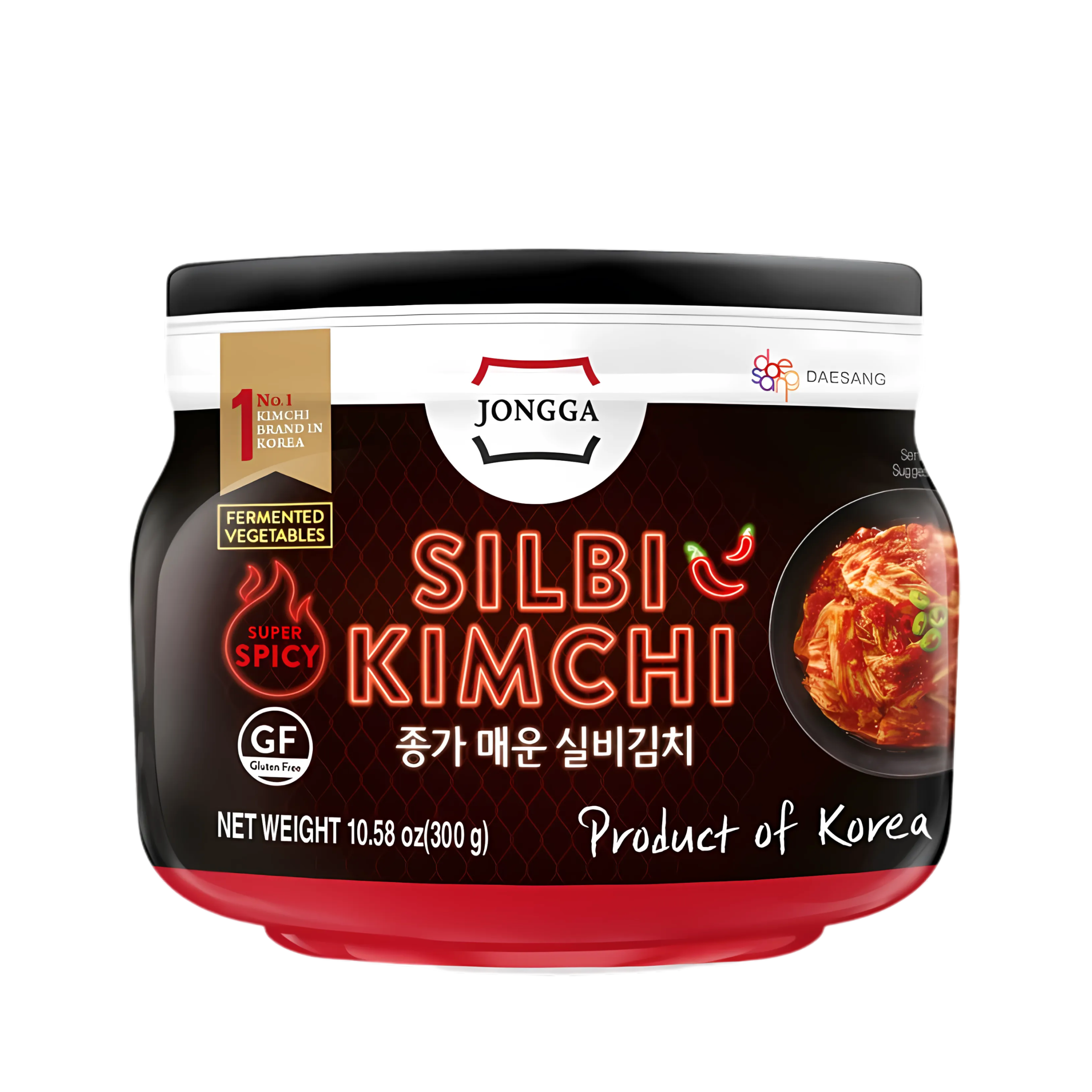 Jongga’s Super Spicy Silbi Kimchi 300g