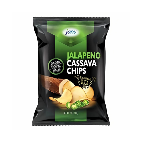 Jan's Jalapeño Cassava Chips (84g)