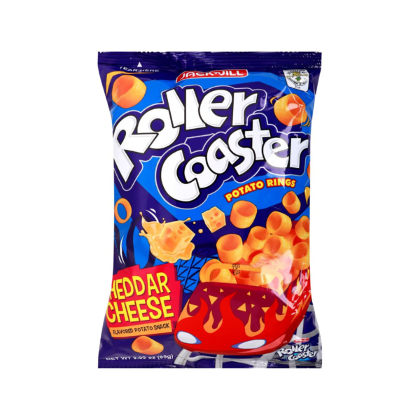 Jack N Jill Roller Coaster Cheddar Cheese Potato Rings 85g