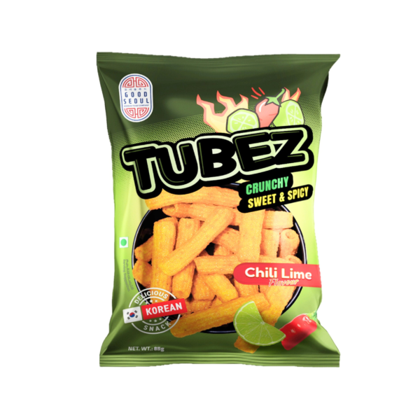 Good Seoul Tubez Crunchy Sweet & Spicy Chili Lime Flavour 85g
