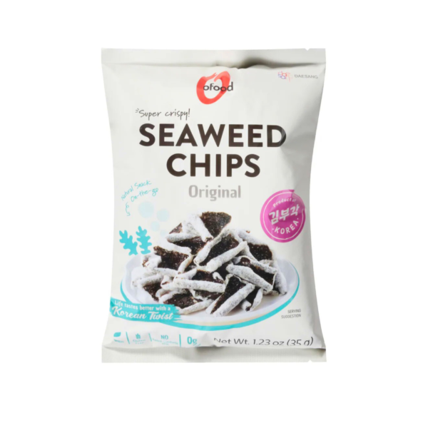 O'Food Plant-Based Original Seaweed Chips – 35g