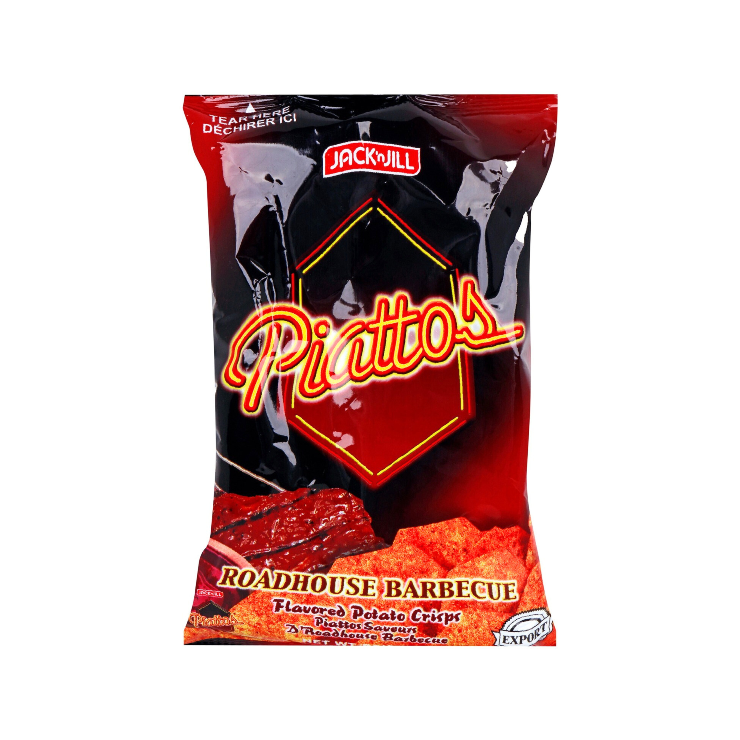 Jack 'n Jill Piattos Roadhouse Barbecue Potato Crisps – 85g