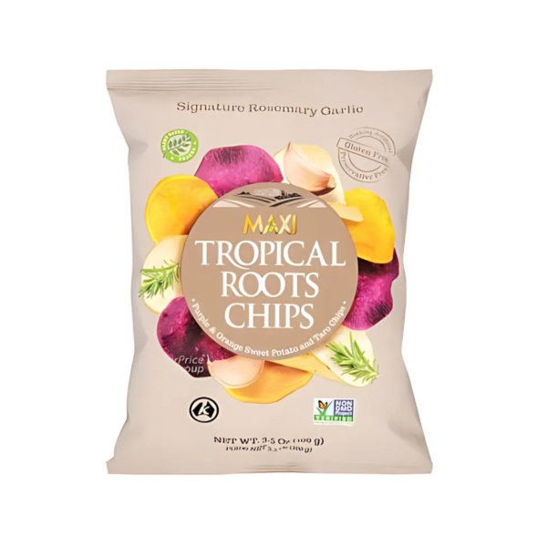 Maxi Tropical Roots Chips – Rosemary Garlic (Signature) 100g