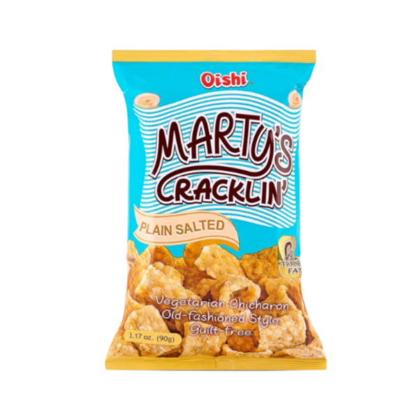 Oishi Marty's Cracklin' Plain Salted (90g)