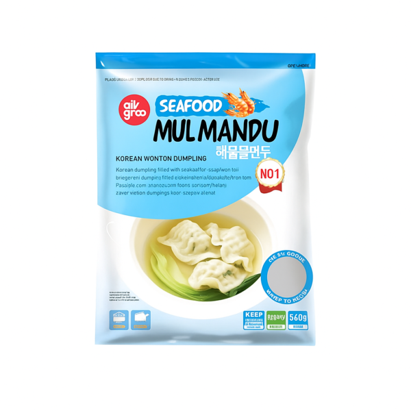 Korean Wonton Dumpling Seafood Mul Mandu