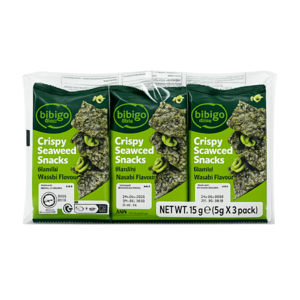 Crispy Seaweed Snacks Wasabi