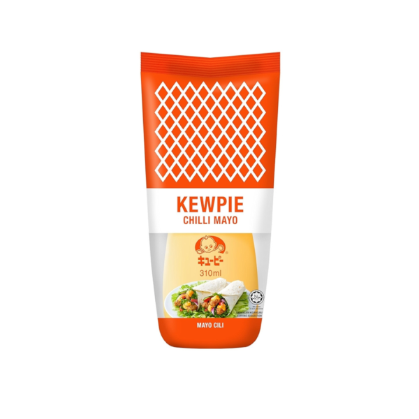 Kewpie Chilli Mayo 310ml bottle of Japanese spicy mayonnaise sauce