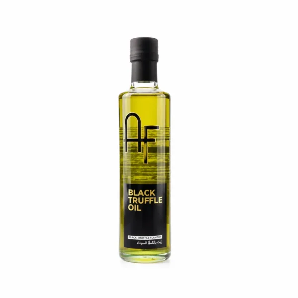 AF Black Truffle Oil 250ml bottle premium gourmet cooking oil.