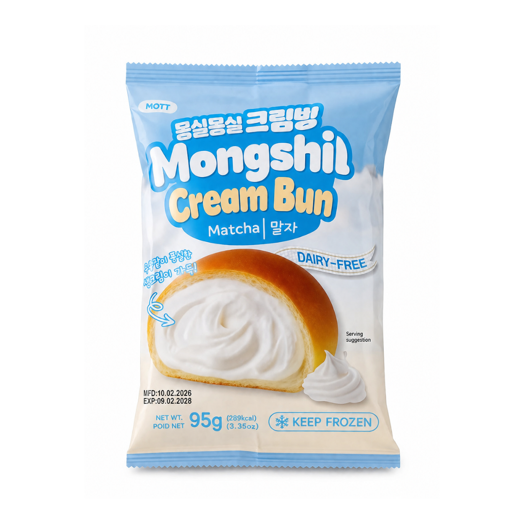 Untitled design - 2026-07-26T123329.312 Mongshil Dairy-Free Cream Bun 95g Frozen Korean Bakery Snack