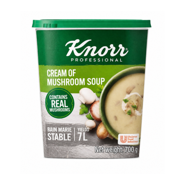 Knorr Professional Cream of Mushroom Soup Mix 700g with Real Mushrooms