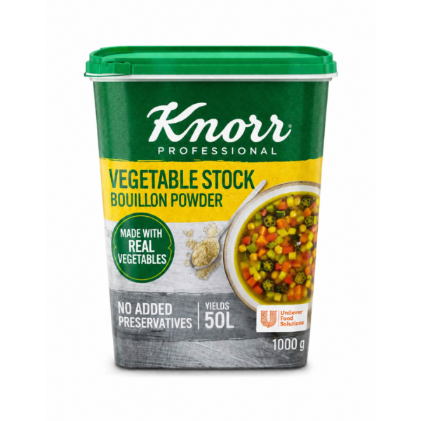 Knorr Professional Vegetable Stock Bouillon Powder 1kg Made with Real Vegetables