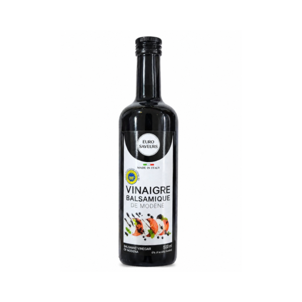 Euro Saveurs Balsamic Vinegar of Modena 500ml – Authentic Italian Balsamic Vinegar