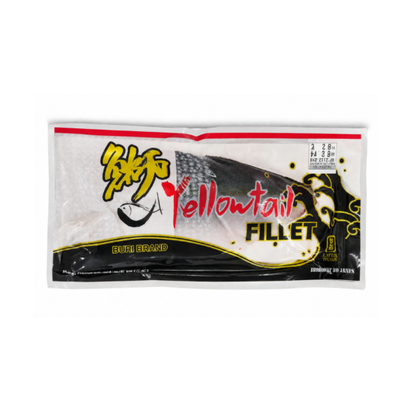 BURI Brand Yellowtail Fillet Premium Frozen Japanese Fish for Sushi and Grilling