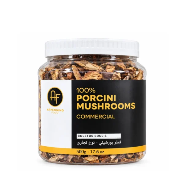 100% Porcini Mushrooms 500g Appenning Food Boletus Edulis commercial package